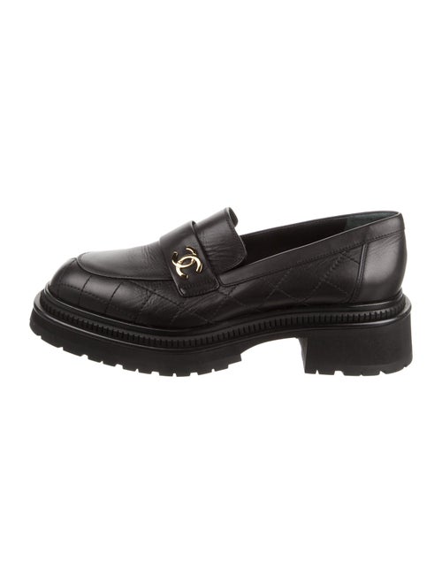 Chanel 2023 Interlocking CC Logo Loafers