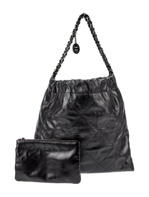 Chanel So Black 22 Hobo