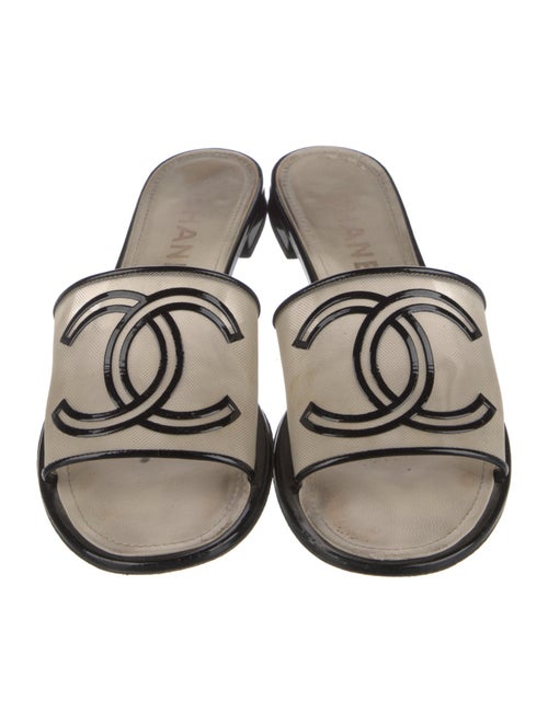 Chanel 2021 Interlocking CC Logo Slides