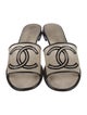 Chanel 2021 Interlocking CC Logo Slides