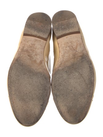 Chanel Interlocking CC Logo Patent Leather Ballet Flats