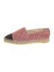 Chanel Interlocking CC Logo Velvet Espadrilles