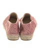 Chanel Interlocking CC Logo Velvet Espadrilles