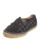Chanel Interlocking CC Logo Wool Espadrilles