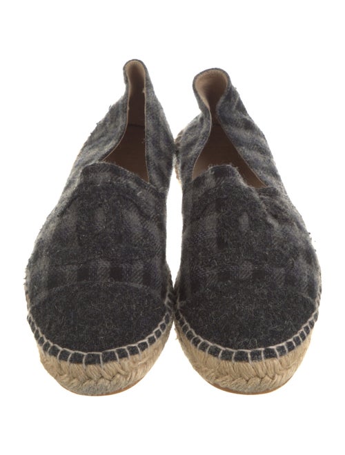 Chanel Interlocking CC Logo Wool Espadrilles