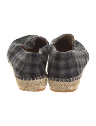 Chanel Interlocking CC Logo Wool Espadrilles