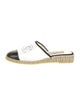 Chanel 2023 Interlocking CC Logo Espadrilles
