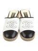 Chanel 2023 Interlocking CC Logo Espadrilles
