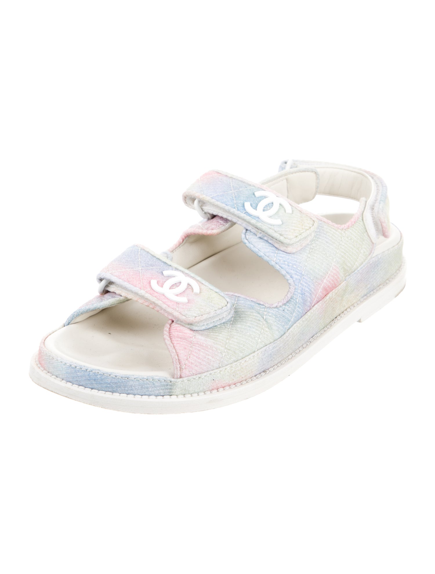 Chanel 2022 Gate No. 5 Slides - Blue Sandals, Shoes