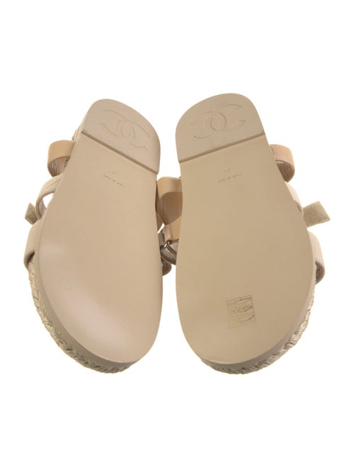 Chanel 2021 Interlocking CC Logo Espadrilles