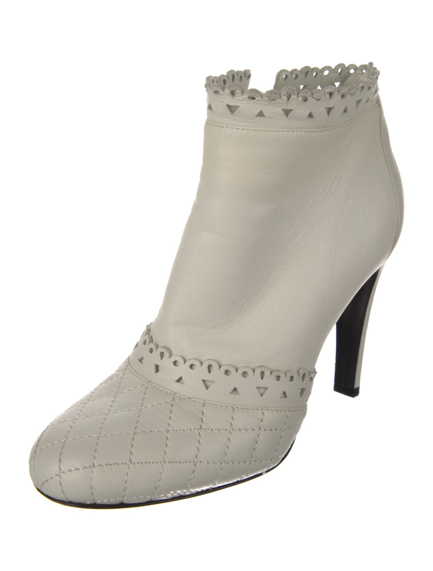 Chanel 2015 Interlocking CC Logo Boots