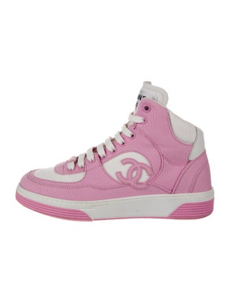 Chanel 2024 Interlocking CC Logo Wedge Sneakers