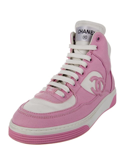 Chanel 2024 Interlocking CC Logo Wedge Sneakers