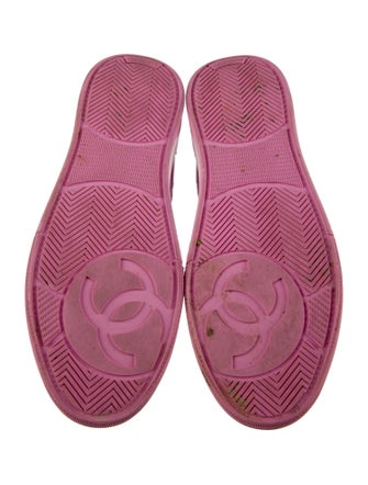 Chanel 2024 Interlocking CC Logo Wedge Sneakers