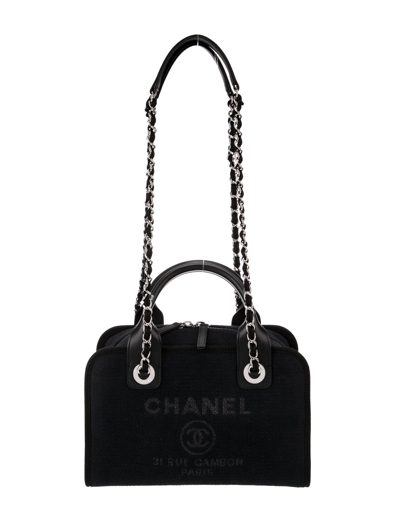 Chanel Small Deauville Bowling Bag