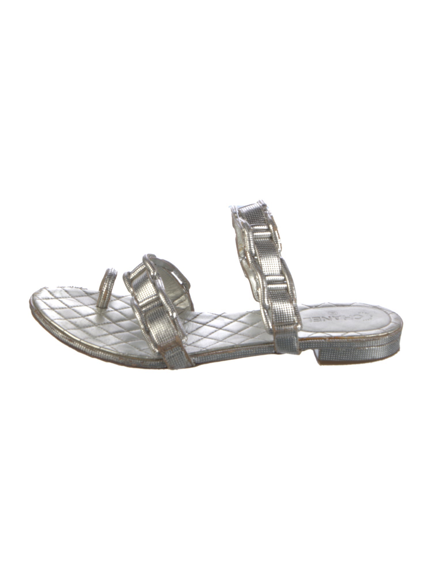 Chanel Interlocking CC Logo Slides