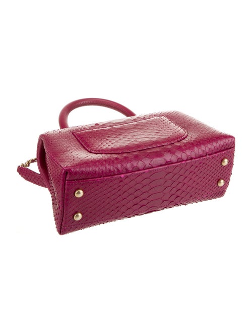 Chanel Mini Python Coco Top Handle Bag