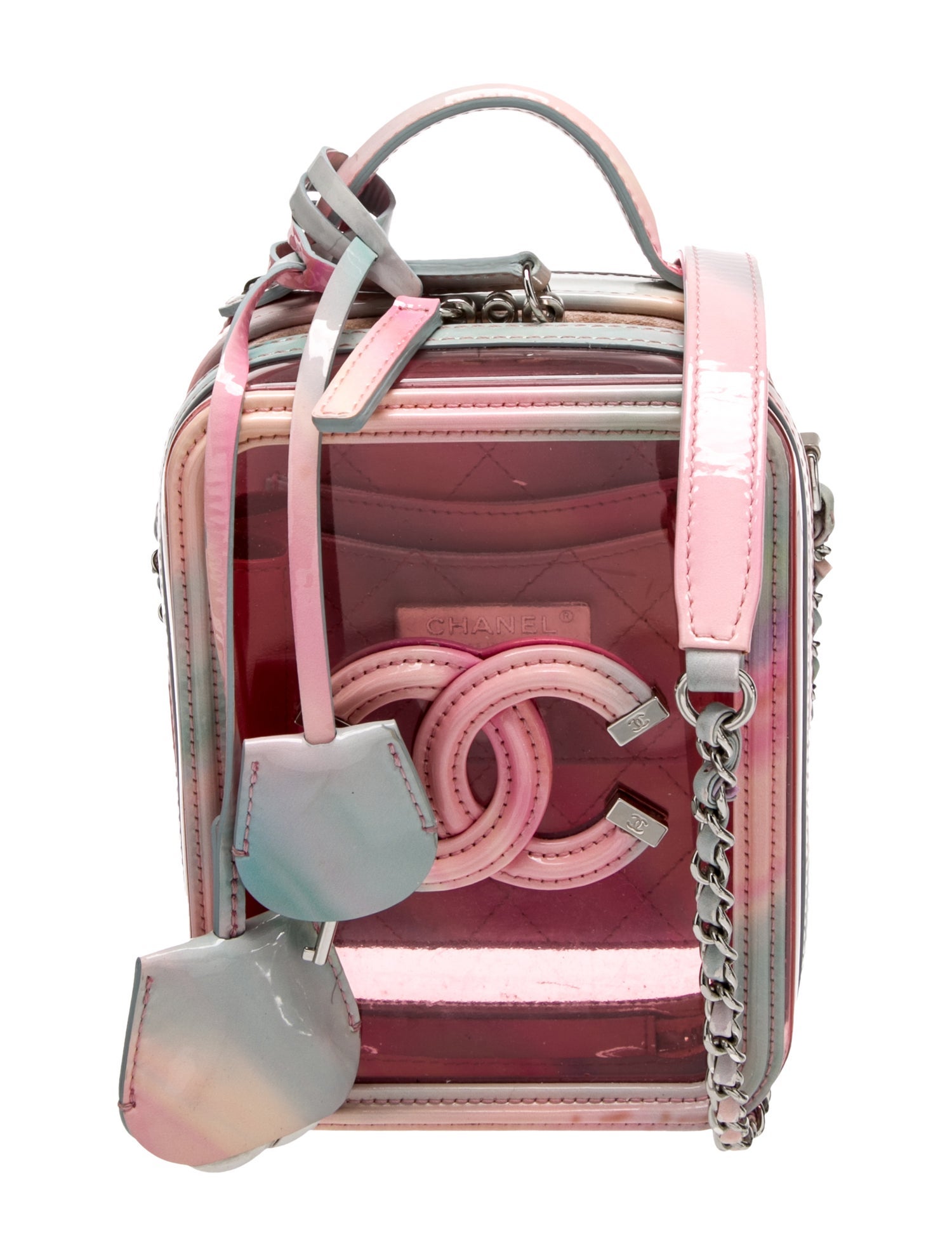 Chanel PVC Filigree N/S Vanity Case