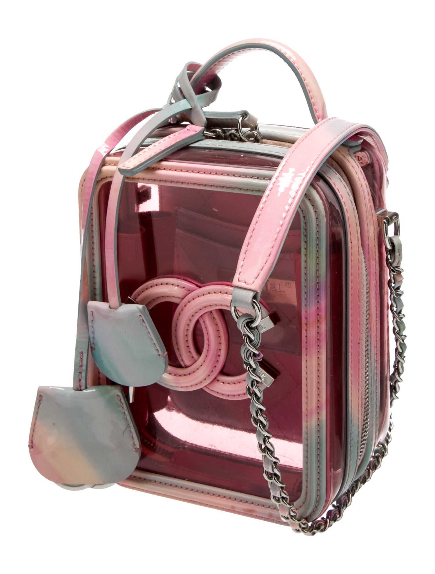 Chanel PVC Filigree N/S Vanity Case