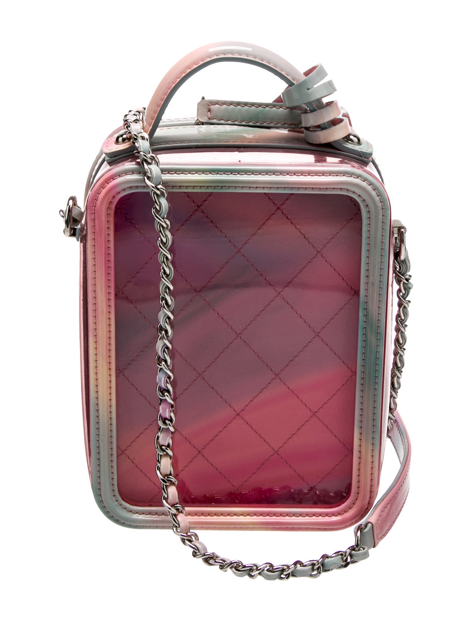 Chanel PVC Filigree N/S Vanity Case