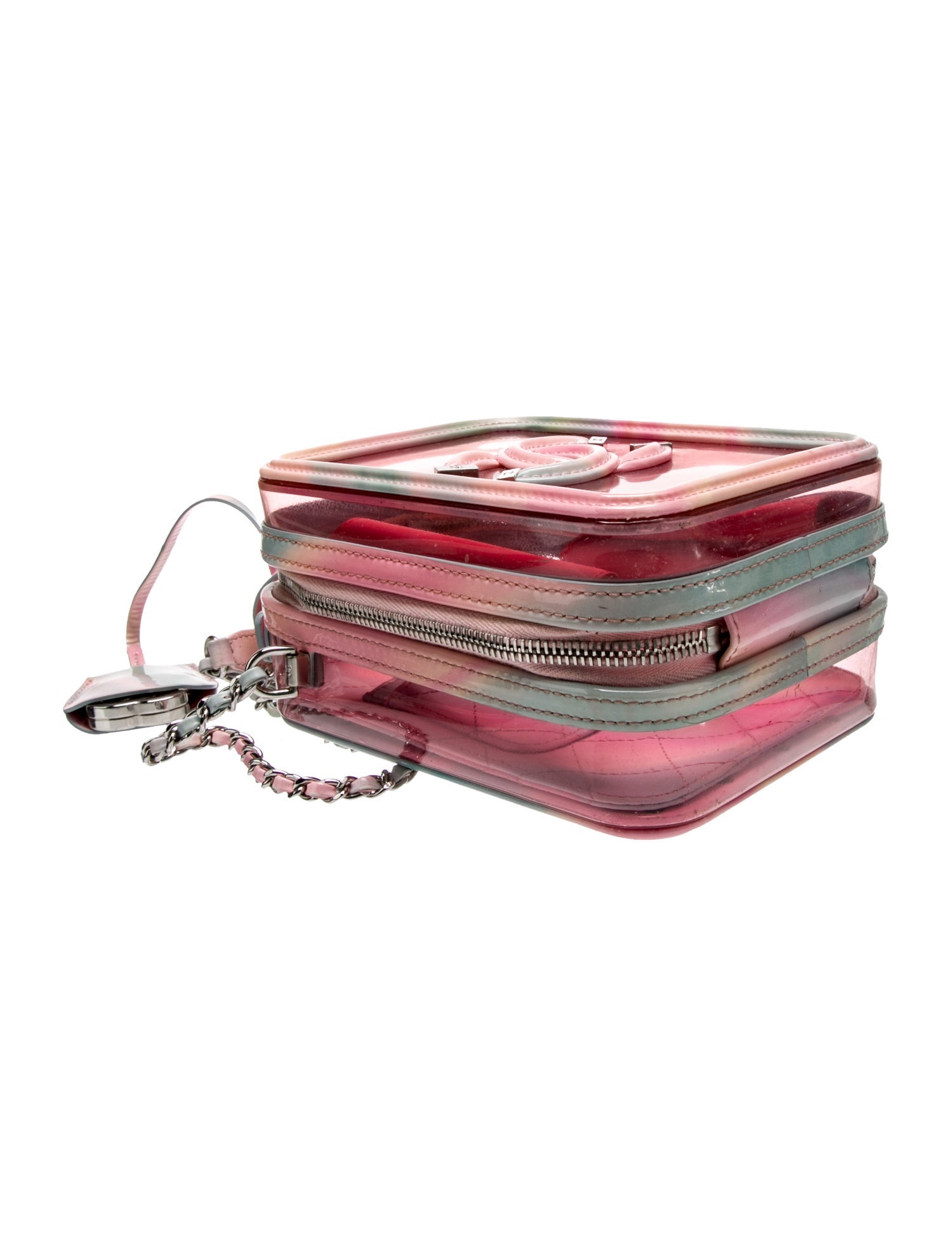 Chanel PVC Filigree N/S Vanity Case