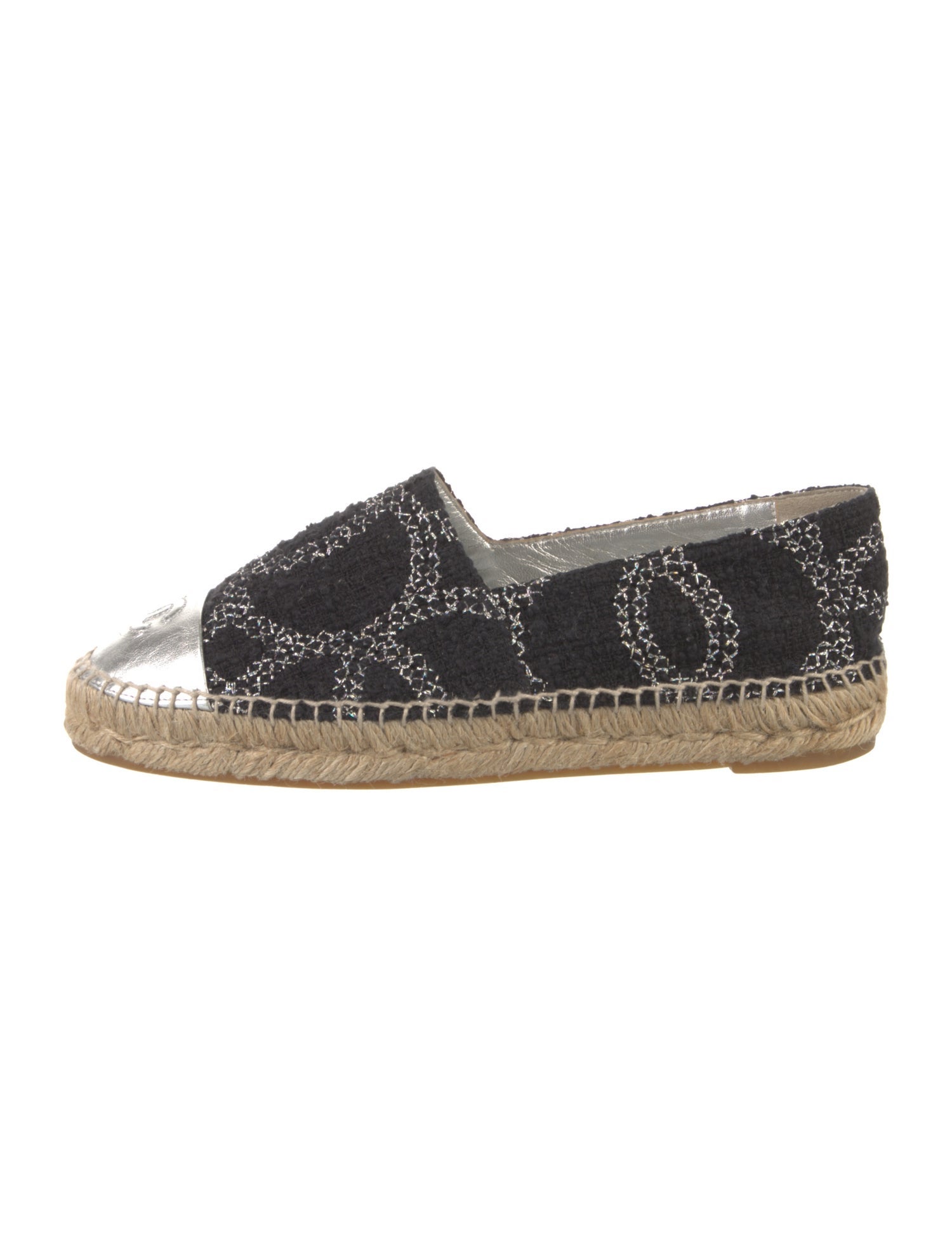 Chanel 2016 Interlocking CC Logo Espadrilles