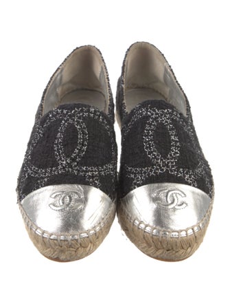 Chanel 2016 Interlocking CC Logo Espadrilles