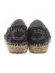 Chanel 2016 Interlocking CC Logo Espadrilles