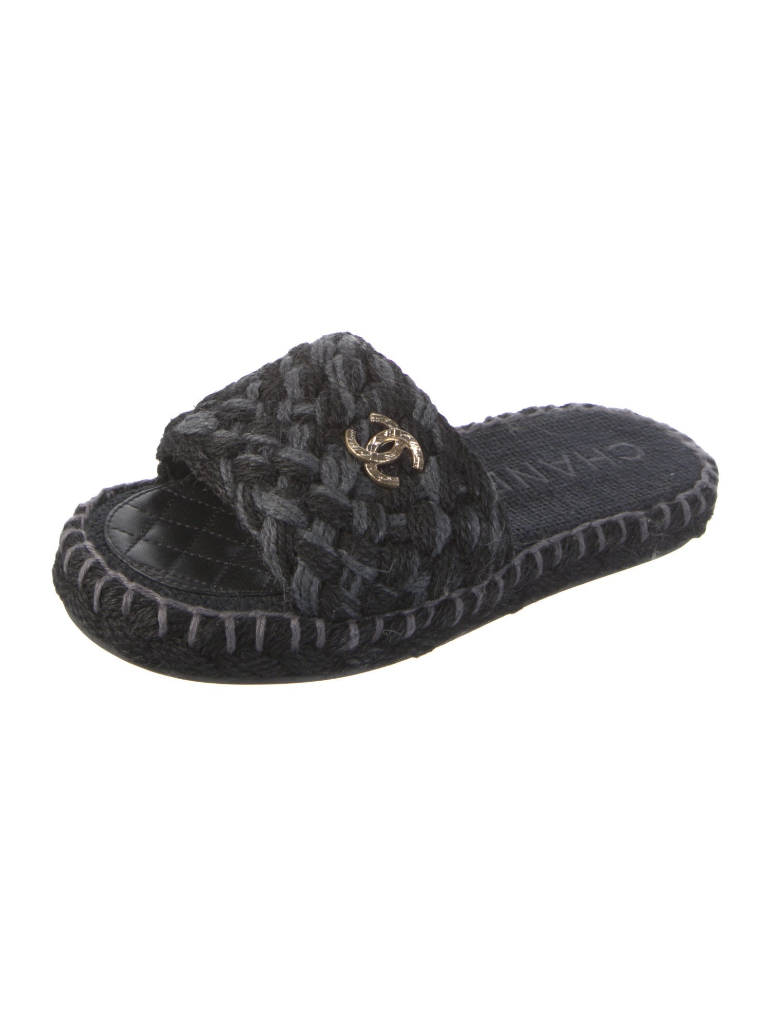 Chanel 2022 Interlocking CC Logo Slides