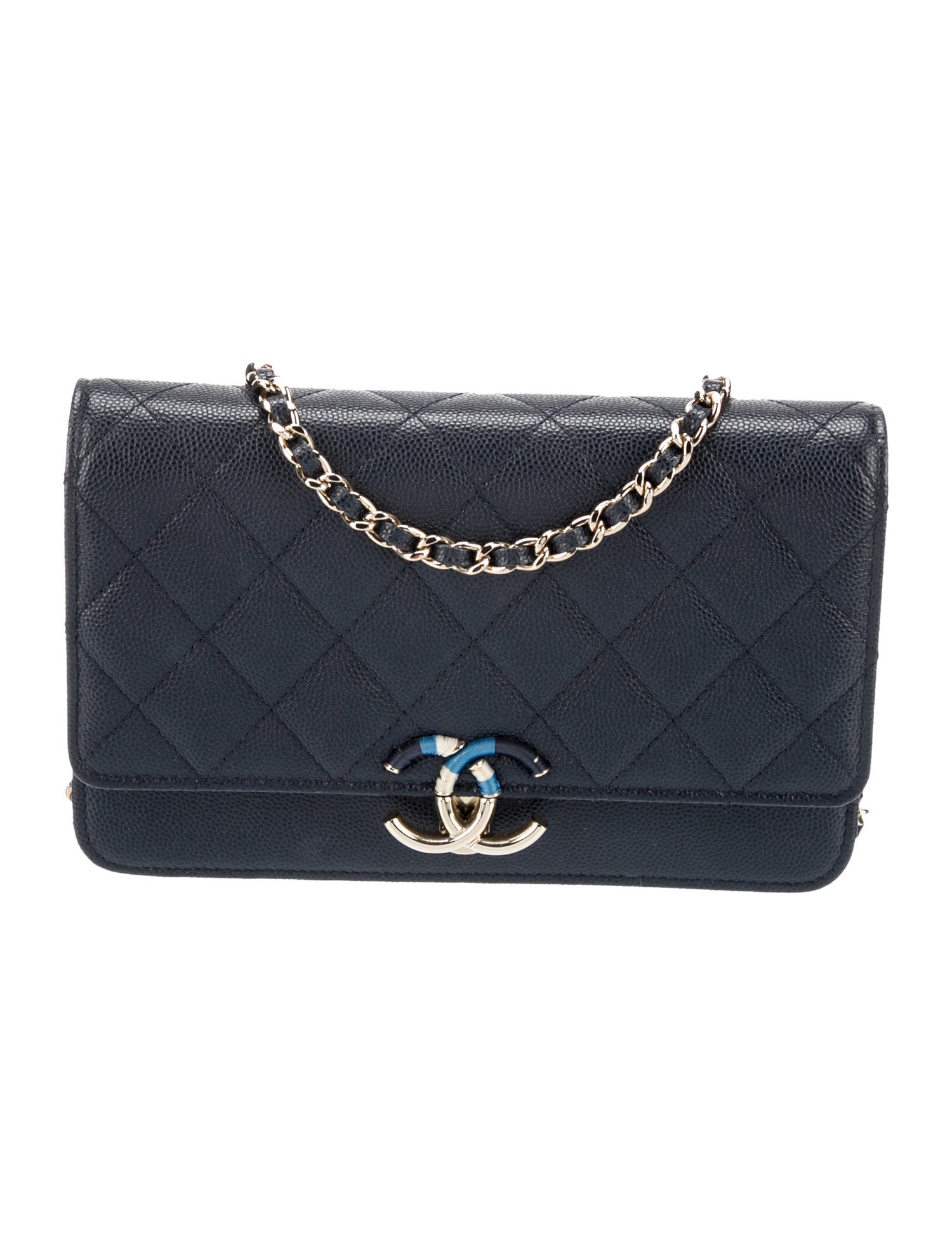 Chanel CC Quilted Wallet On Chain