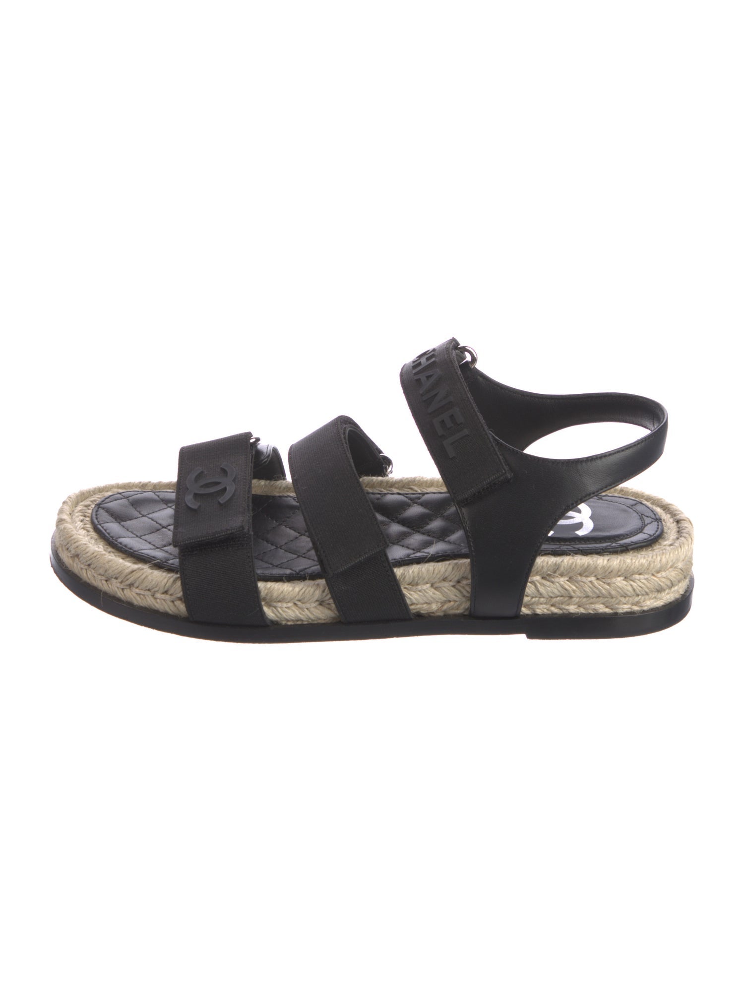 Chanel 2021 Interlocking CC Logo Espadrilles