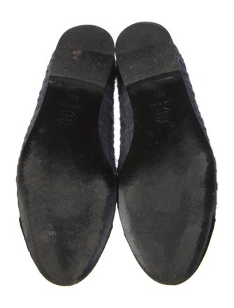 Chanel 2016 Interlocking CC Logo Ballet Flats