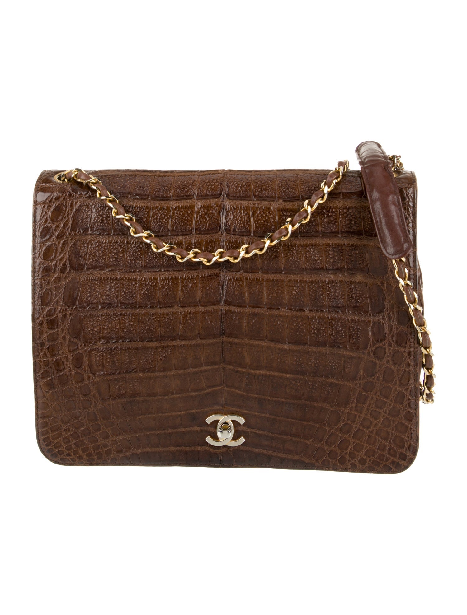 Chanel Crocodile Jumbo Flap Bag