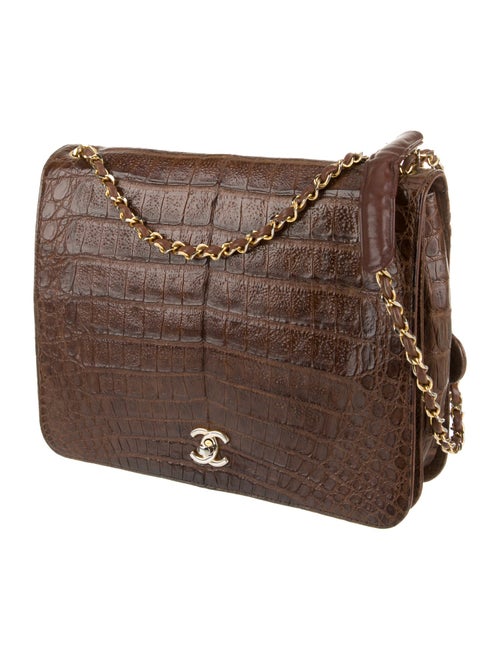 Chanel Crocodile Jumbo Flap Bag