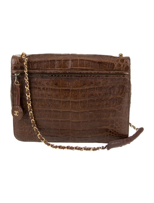 Chanel Crocodile Jumbo Flap Bag
