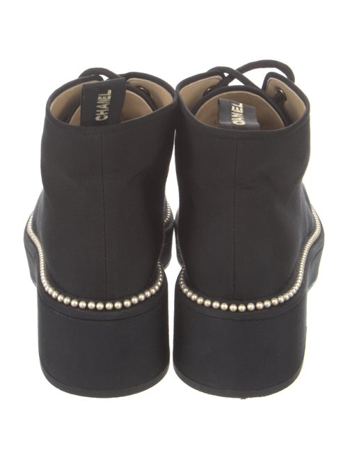 Chanel 2020 Interlocking CC Logo Combat Boots