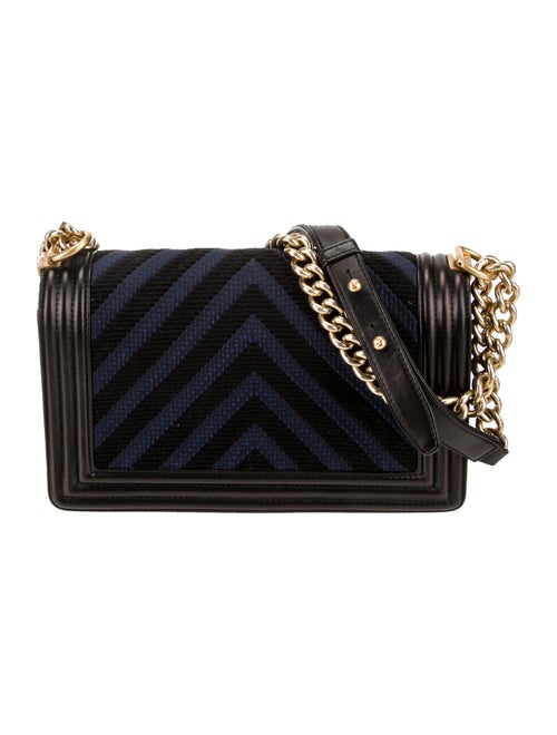Chanel Medium Chevron Braided Boy Bag