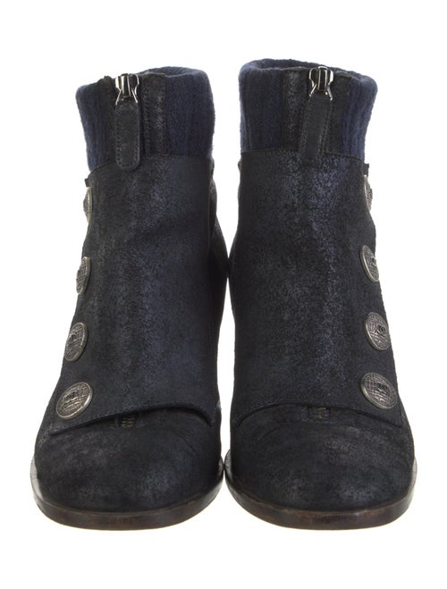 Chanel 2013 Interlocking CC Logo Boots