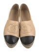 Chanel Interlocking CC Logo Lambskin Espadrilles
