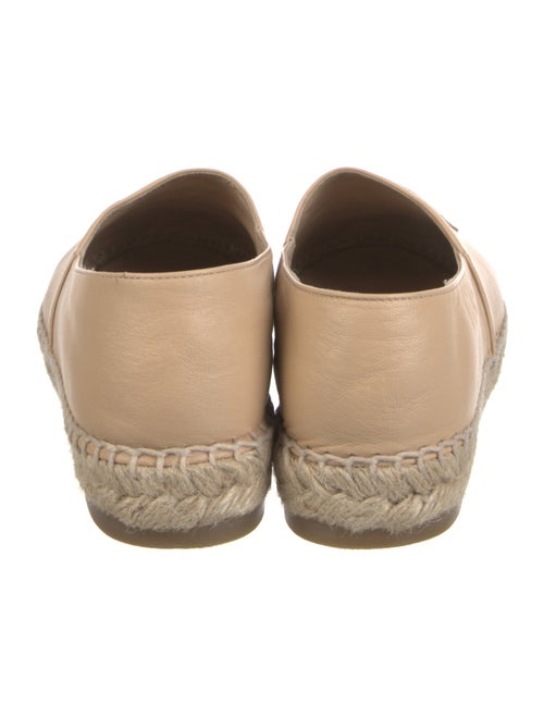 Chanel Interlocking CC Logo Lambskin Espadrilles