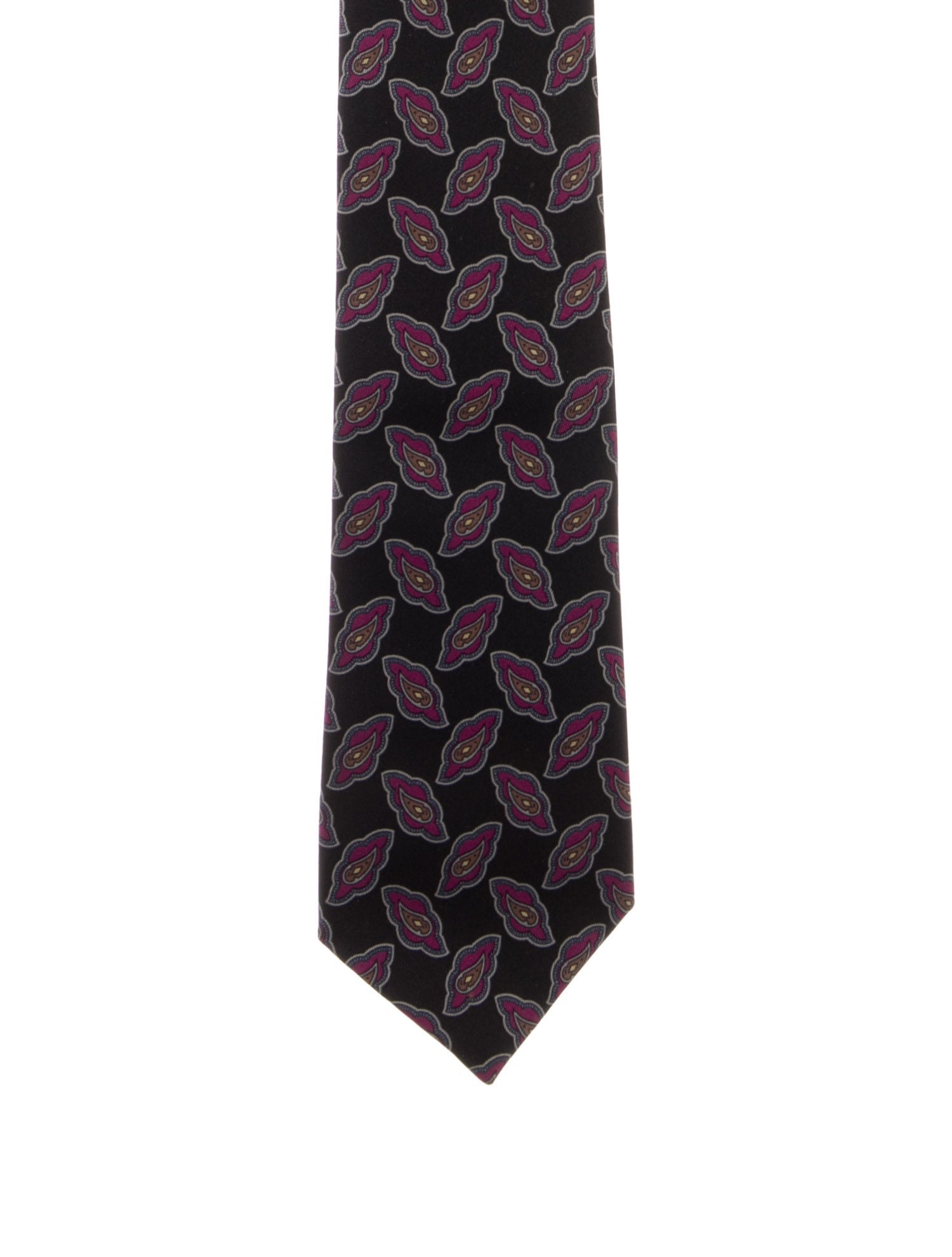Chanel Paisley Silk Tie