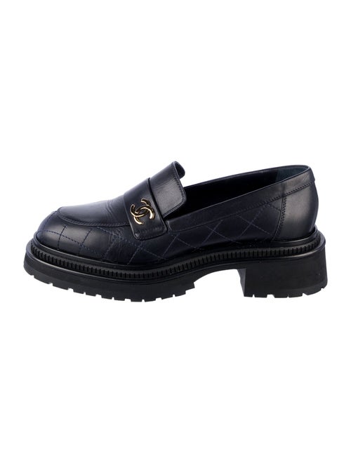 Chanel 2023 Interlocking CC Logo Loafers