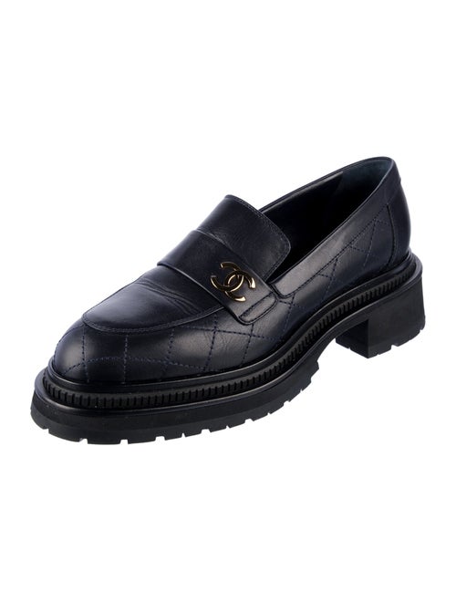 Chanel 2023 Interlocking CC Logo Loafers