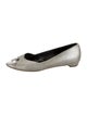 Chanel Interlocking CC Logo Leather Ballet Flats