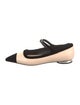 Chanel 2022 Interlocking CC Logo Mary Jane Flats