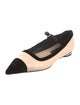 Chanel 2022 Interlocking CC Logo Mary Jane Flats