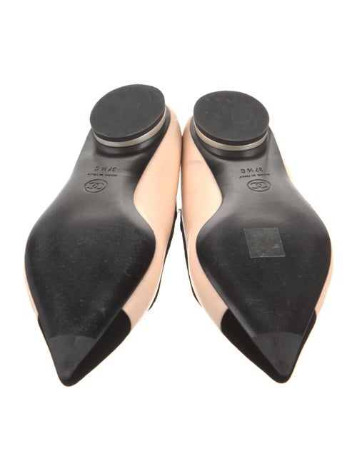 Chanel 2022 Interlocking CC Logo Mary Jane Flats