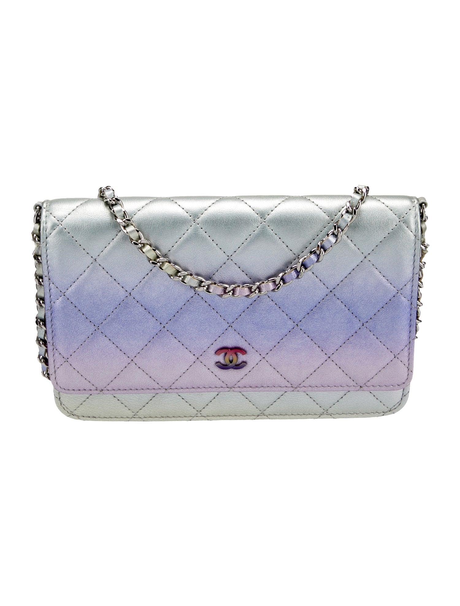 Chanel Gradient Metallic Wallet On Chain