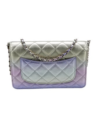 Chanel Gradient Metallic Wallet On Chain