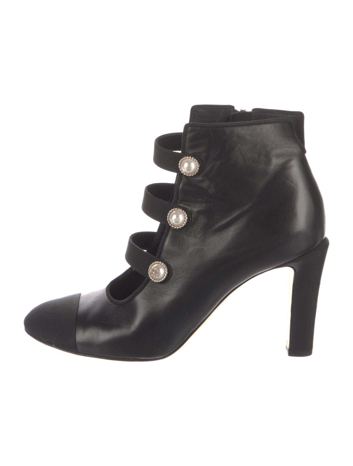 Chanel 2017 Interlocking CC Logo Boots